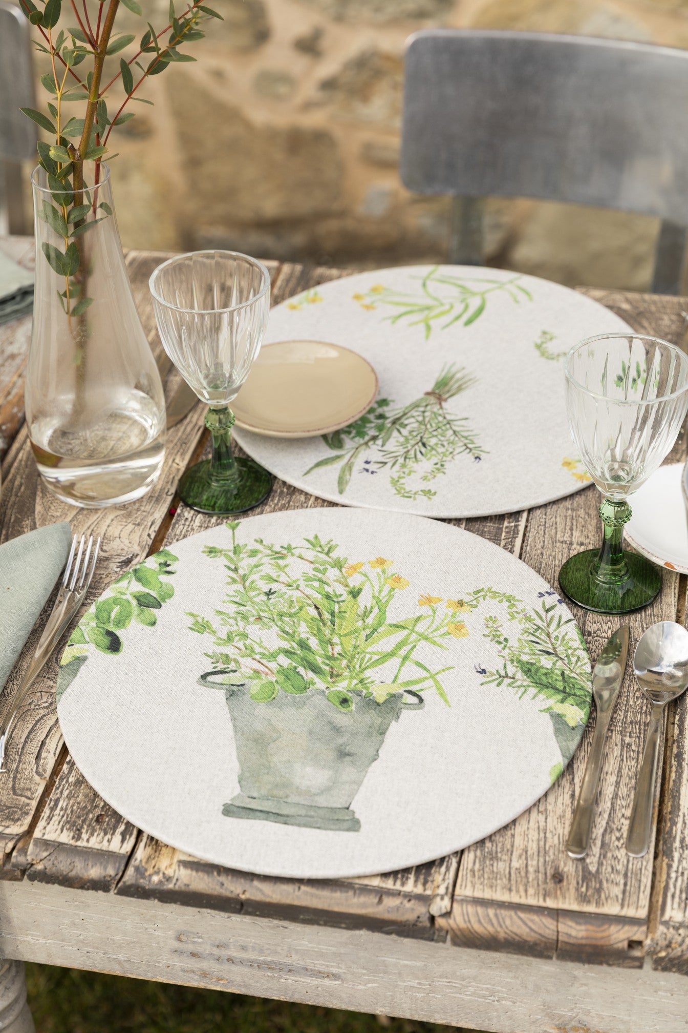 Sottopiatto antimacchia Garden Lola PAK 4 Pezzi