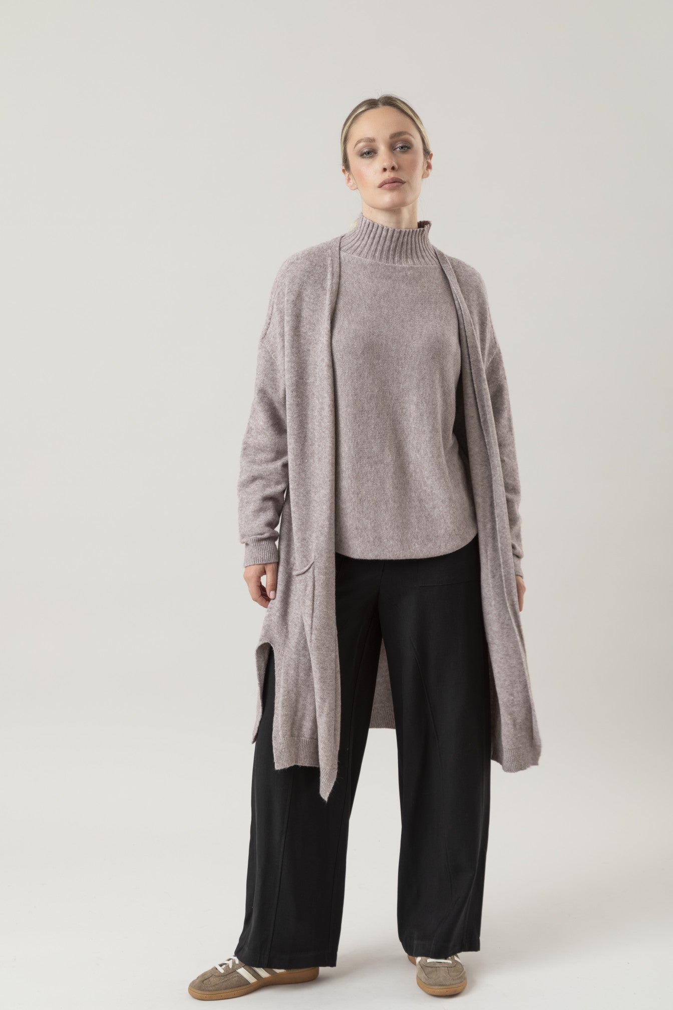 CARDIGAN LUNGO KENT BASIC / CORINZIO
