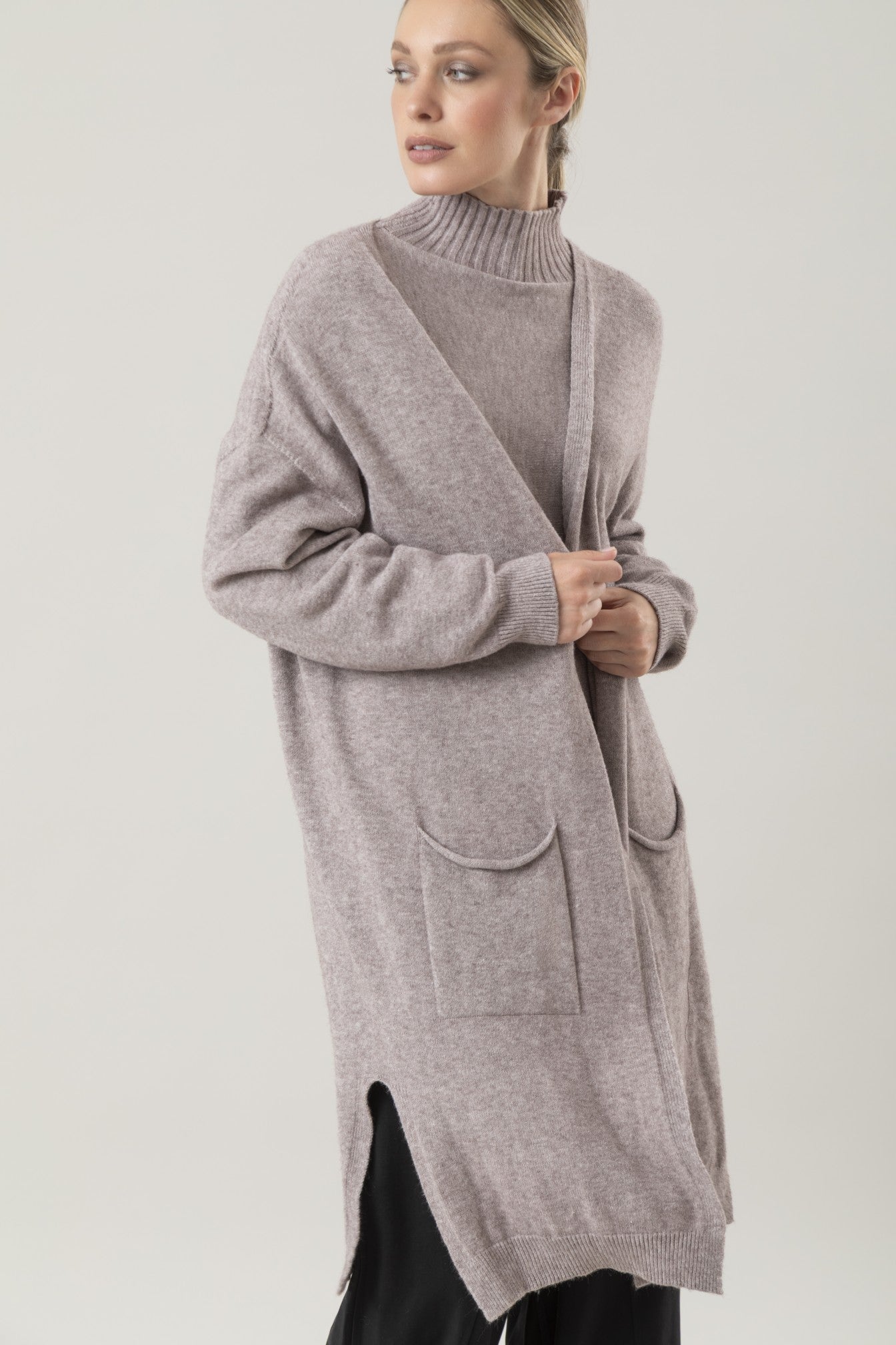 CARDIGAN LUNGO KENT BASIC / CORINZIO