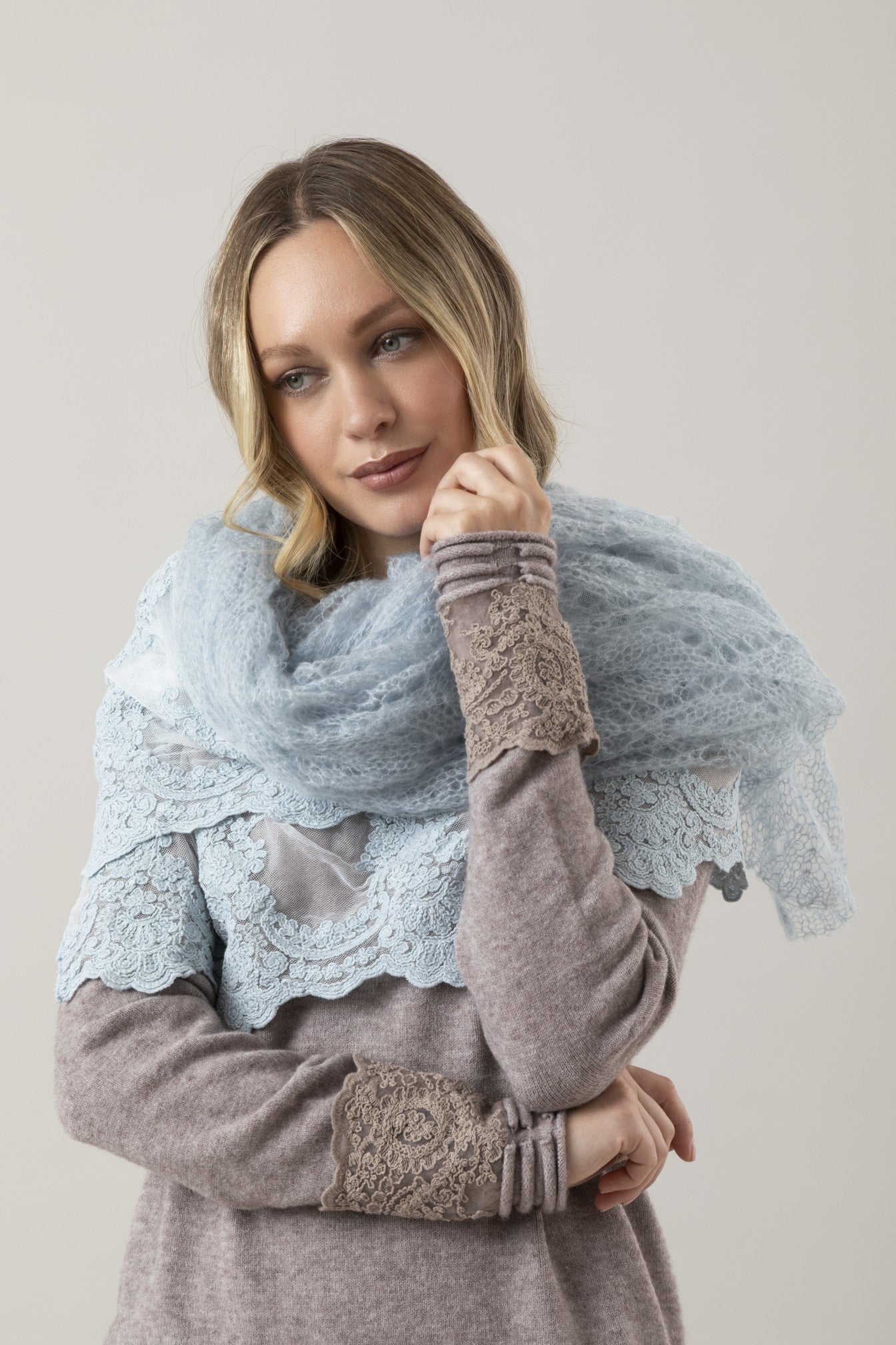 SCIARPA NUAGE BOUQUET / BASIC