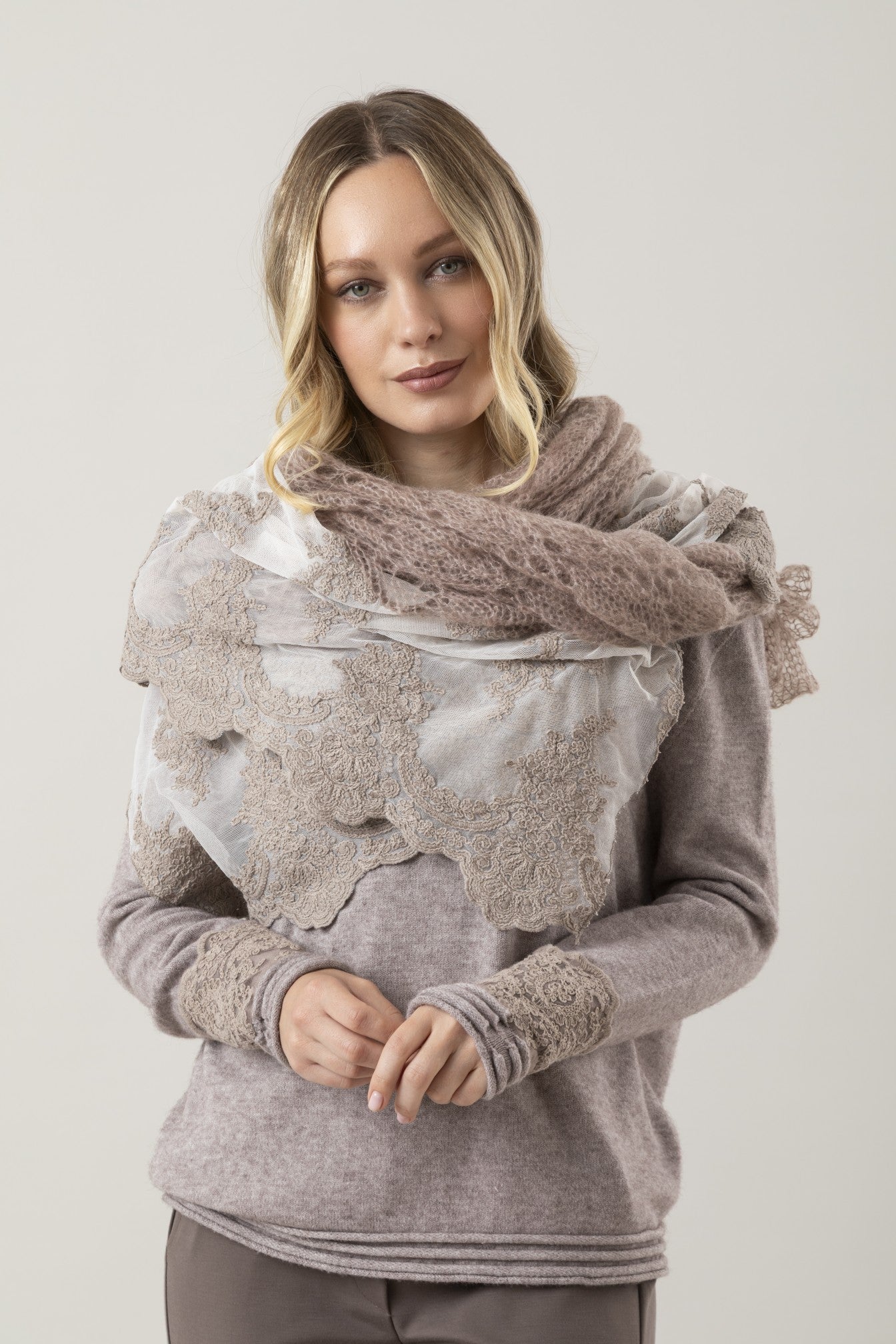SCIARPA NUAGE BOUQUET / BASIC