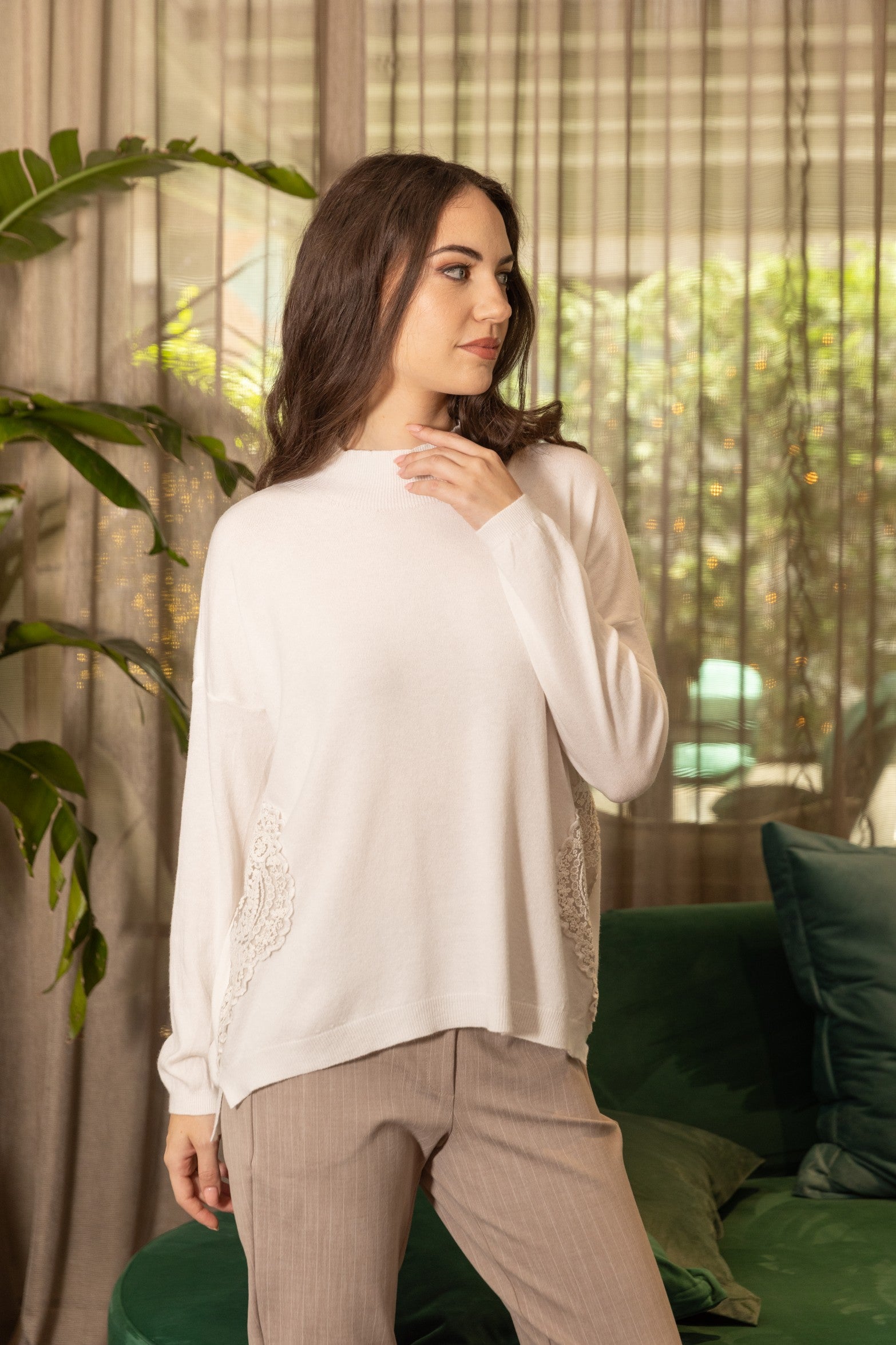 Blusa Cratere Trellis
