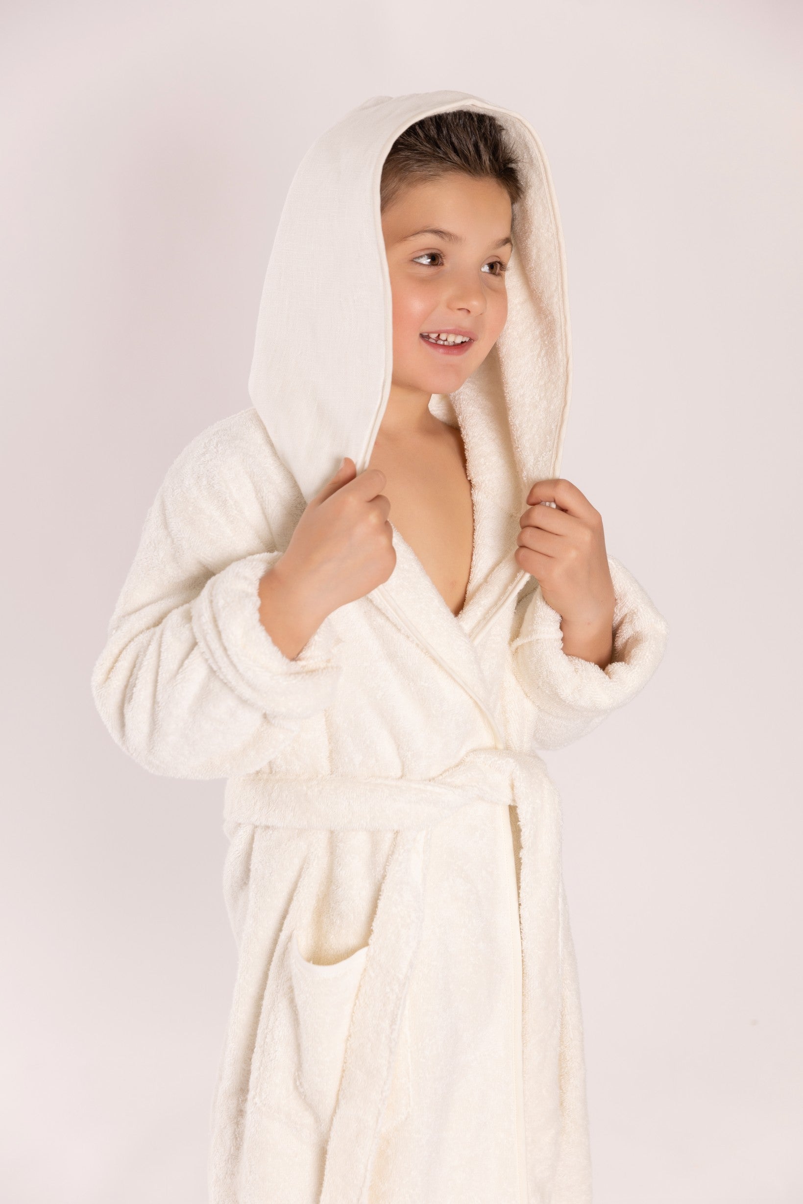 Accappatoio Spugna Giochi di Lino