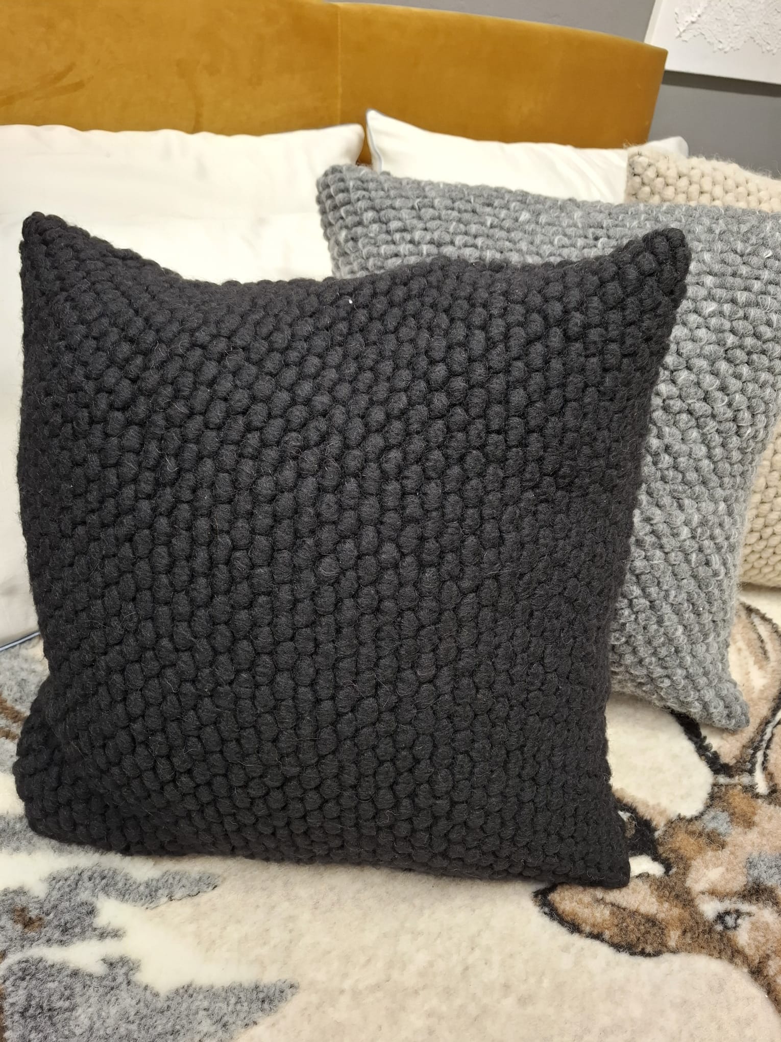 Wool Boccolo Cushion Cover