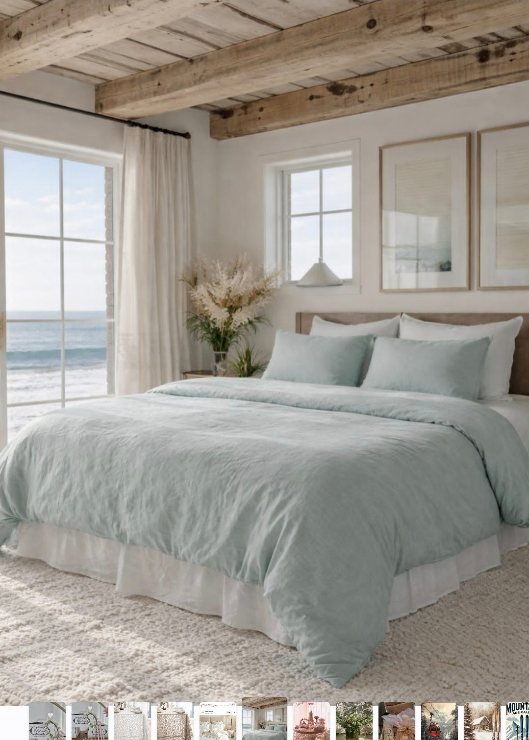 Basic duvet cover with pair of pillowcases