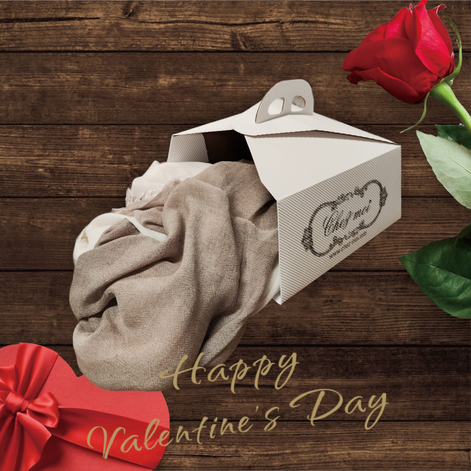 Box San Valentino Pashmina Shakira Lui e Lei