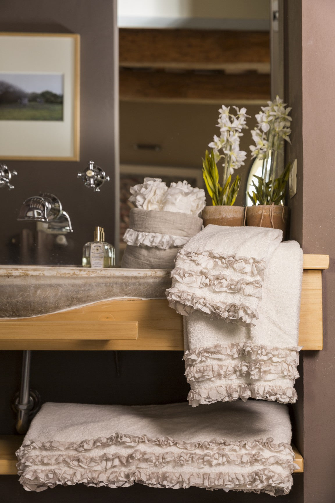 Schickes Handtuchpaar