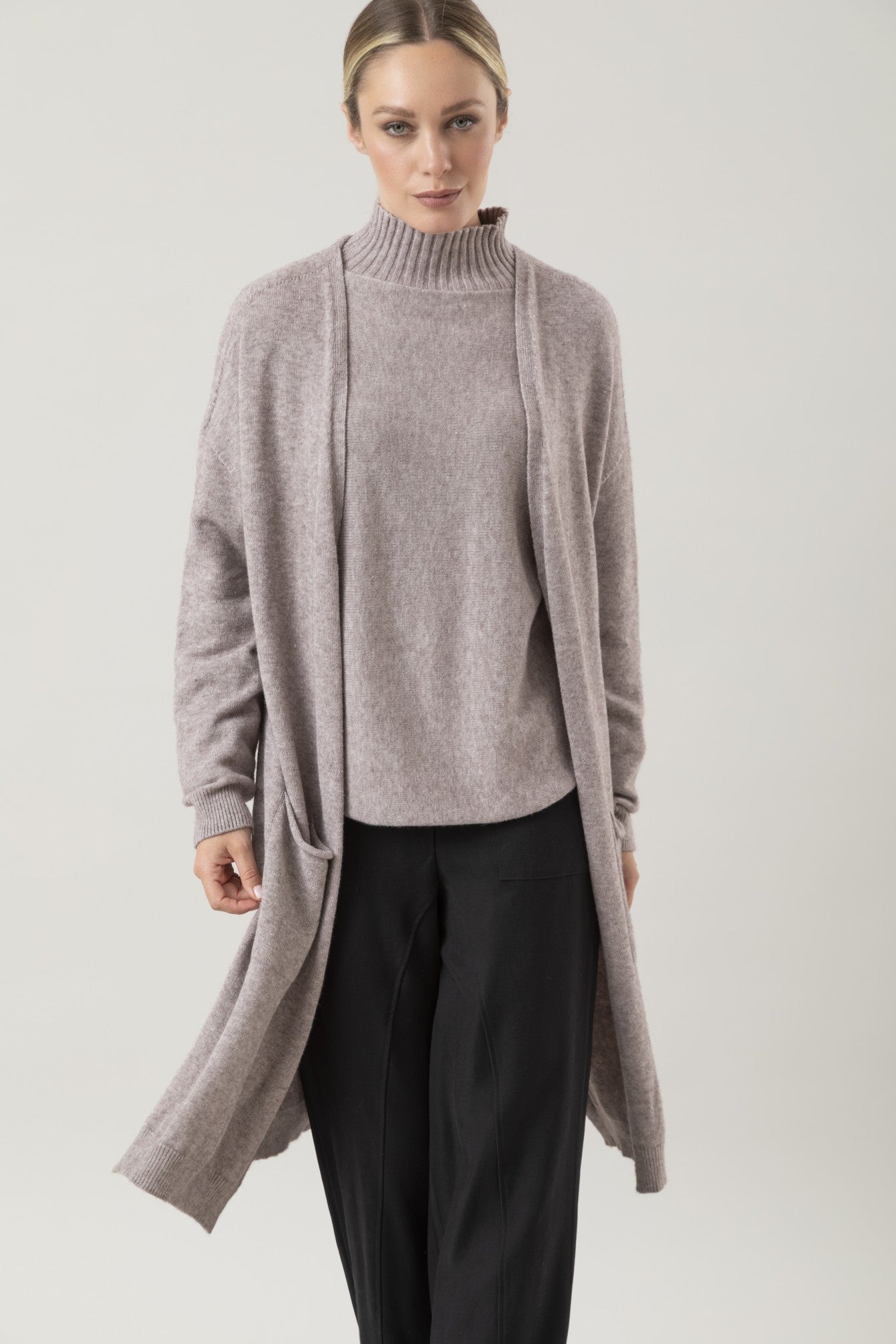 CARDIGAN LUNGO KENT BASIC / CORINZIO