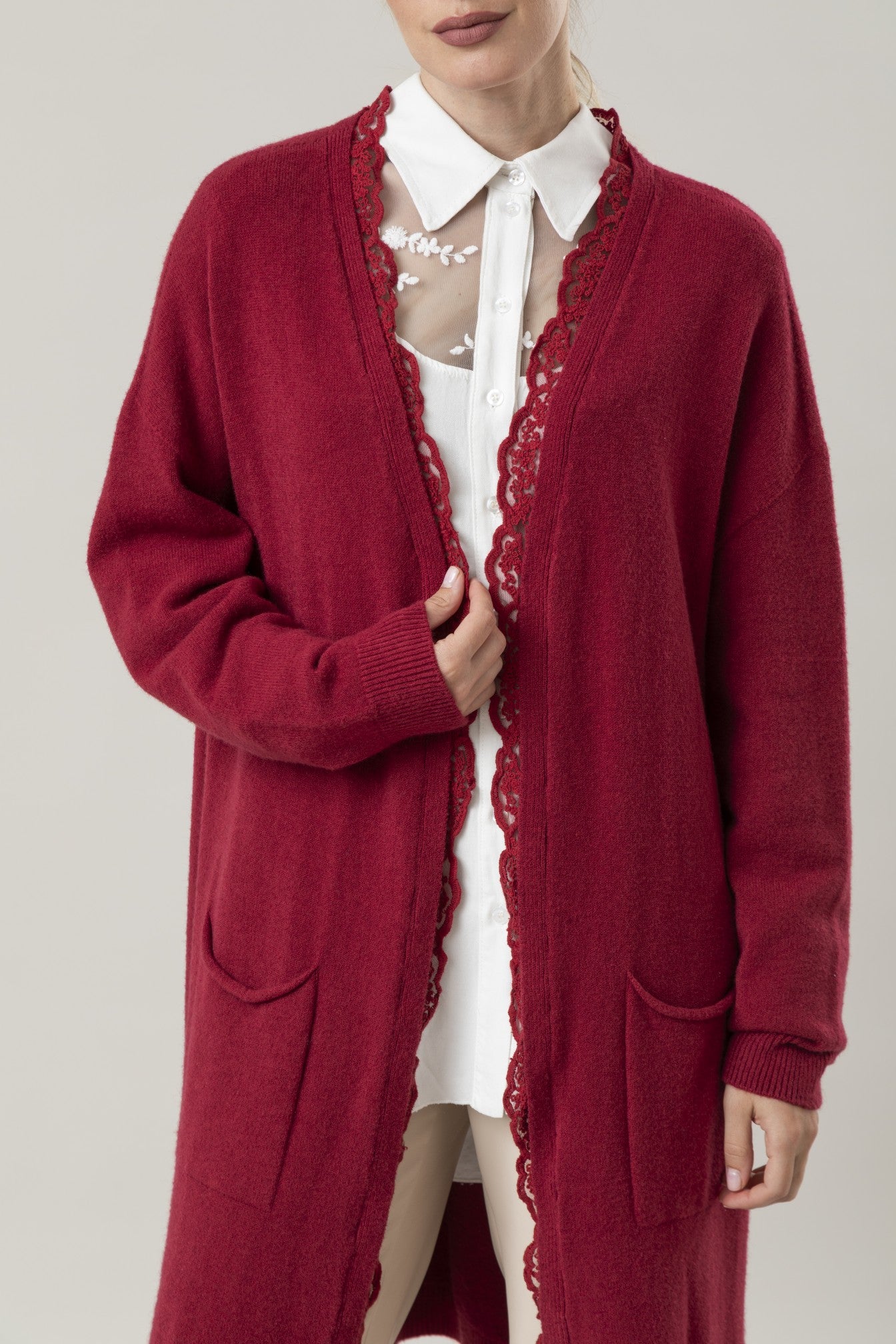 CARDIGAN LUNGO KENT BASIC / CORINZIO