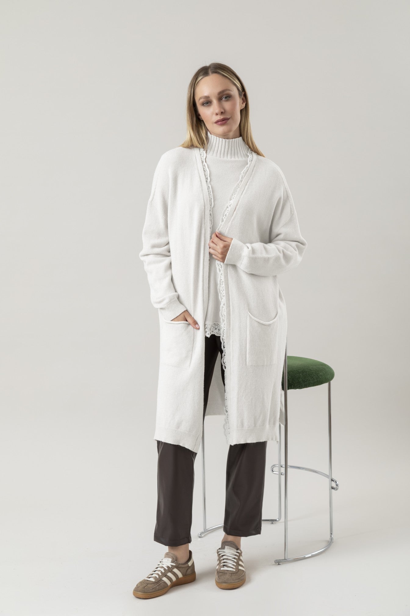 CARDIGAN LUNGO KENT BASIC / CORINZIO