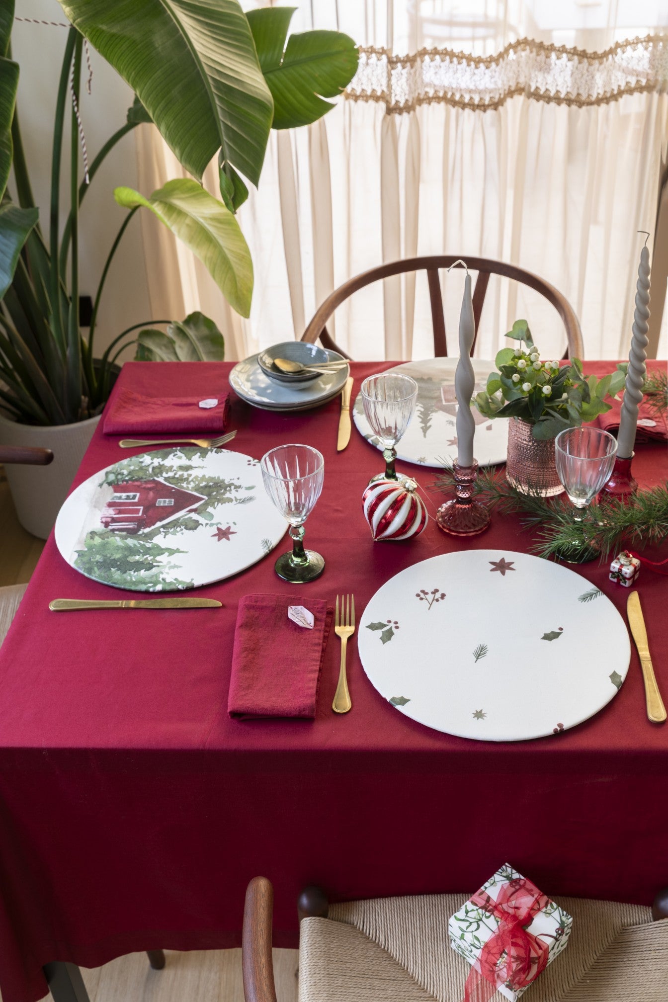 SET 4 SOTTOPIATTI ANTIMACCHIA CHALET