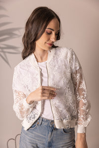 Lace Dream Bomber