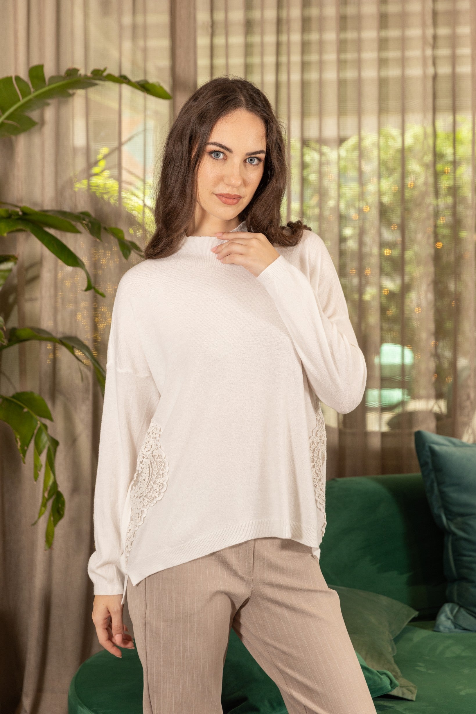 Blusa Cratere Trellis