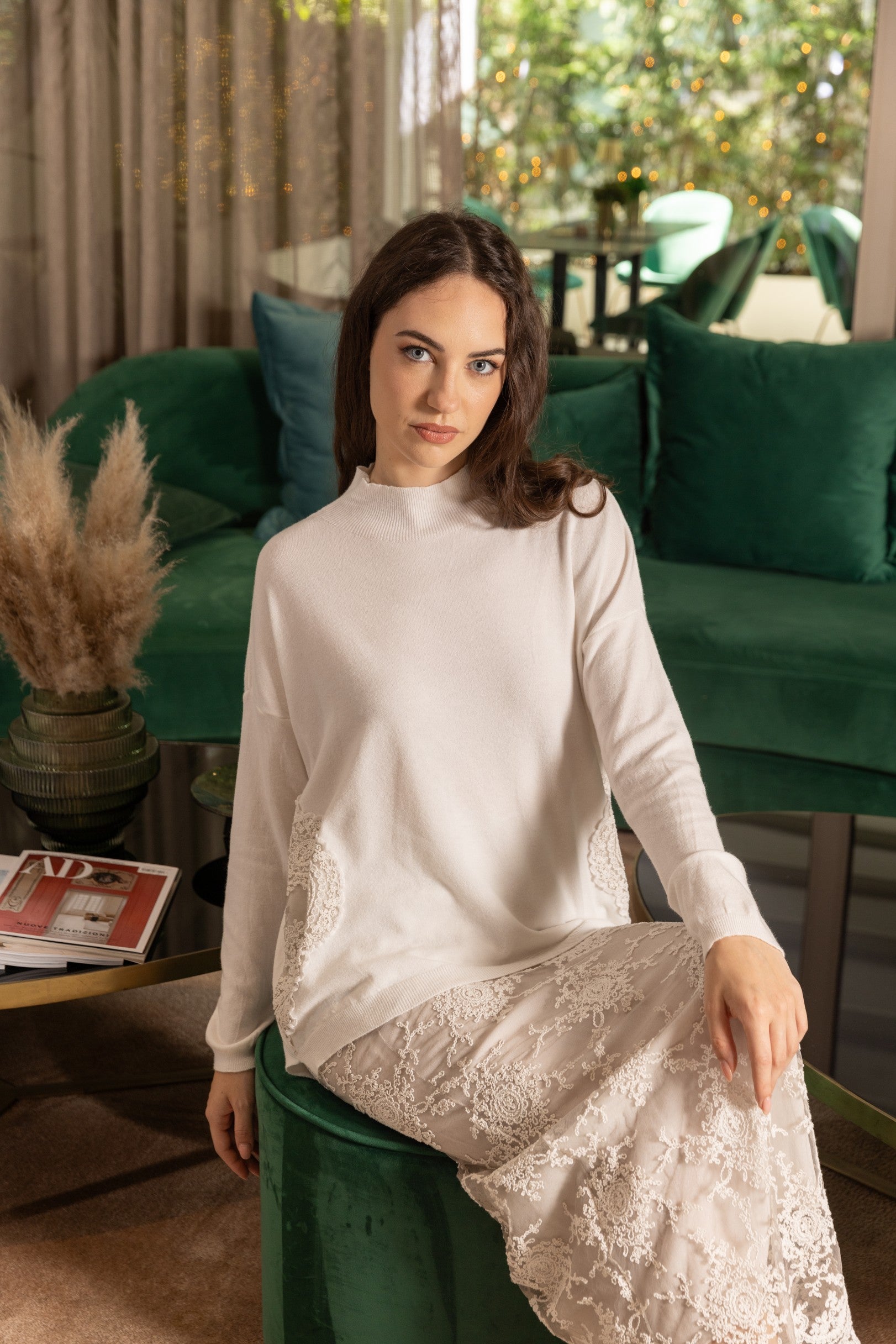 Blusa Cratere Trellis