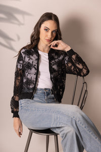 Lace Dream Bomber