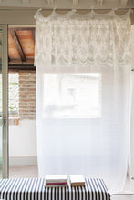 Load image into Gallery viewer, Organza curtain with Corinthian valance
