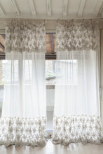 Load image into Gallery viewer, Organza Curtain with Corinthian Valance and Corinthian Ruffle
