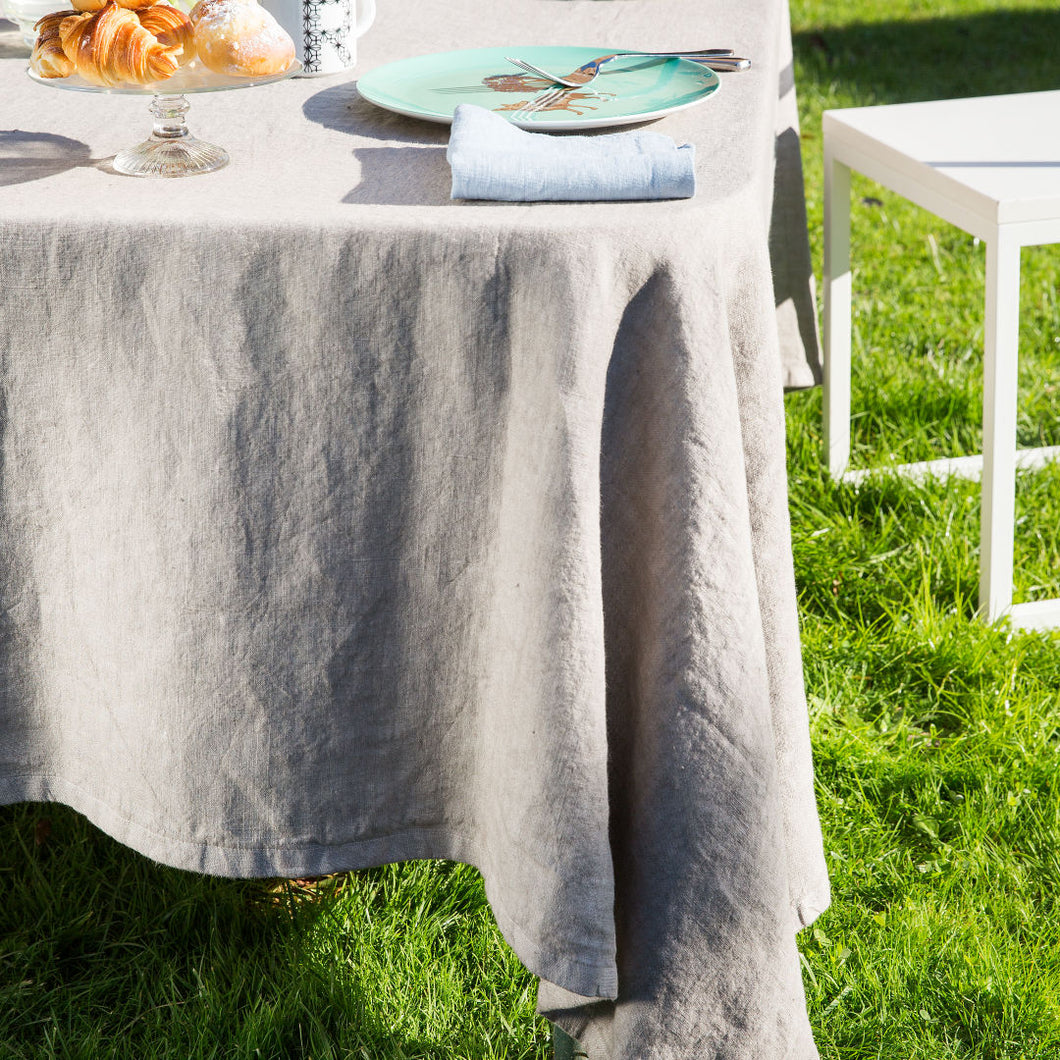 Basic Pure Linen Tablecloth