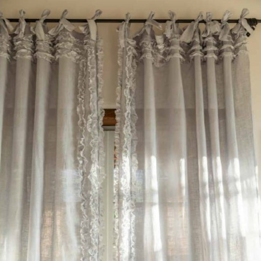 Chic Mirror Frame Curtain