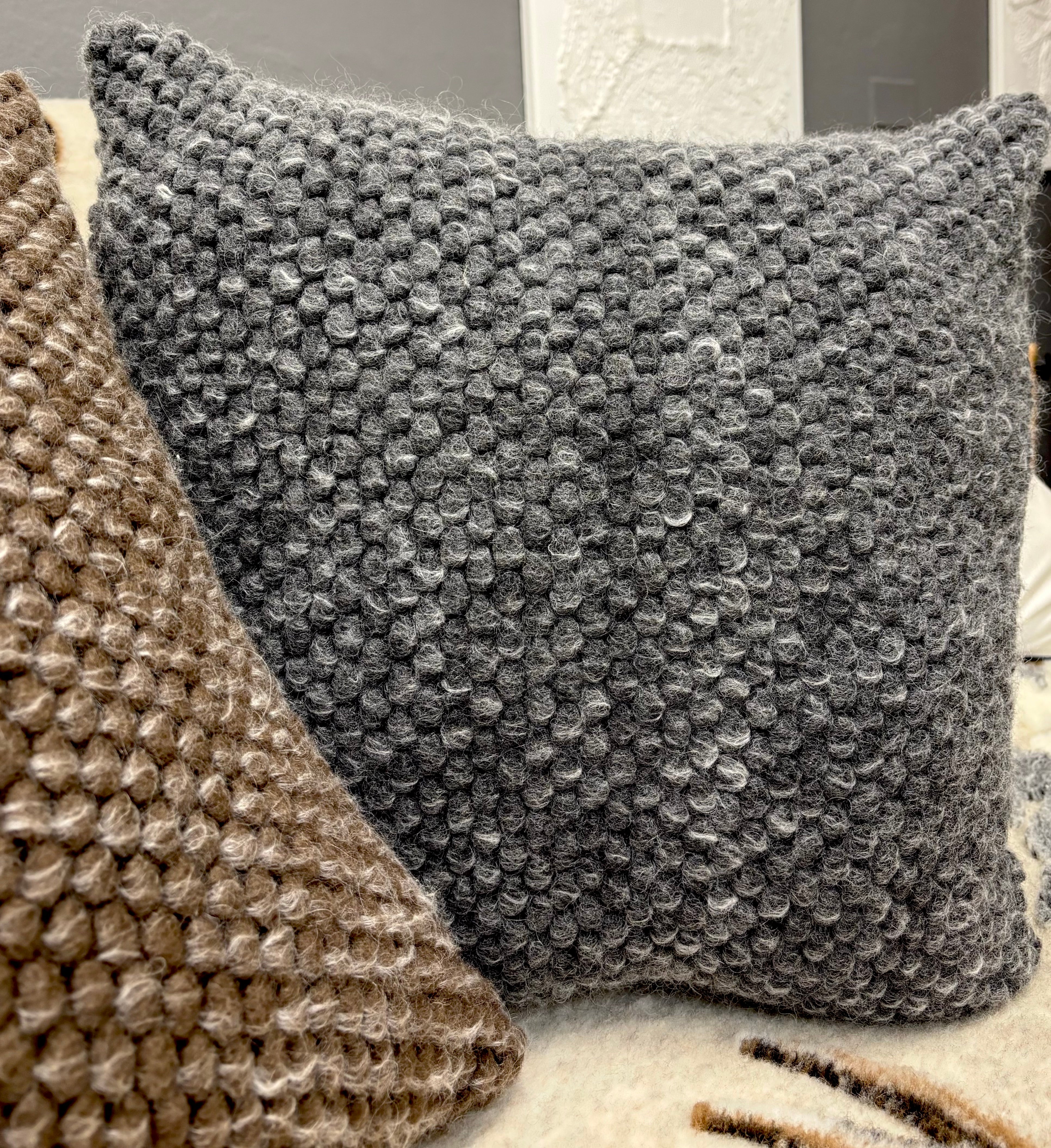 Wool Boccolo Cushion Cover