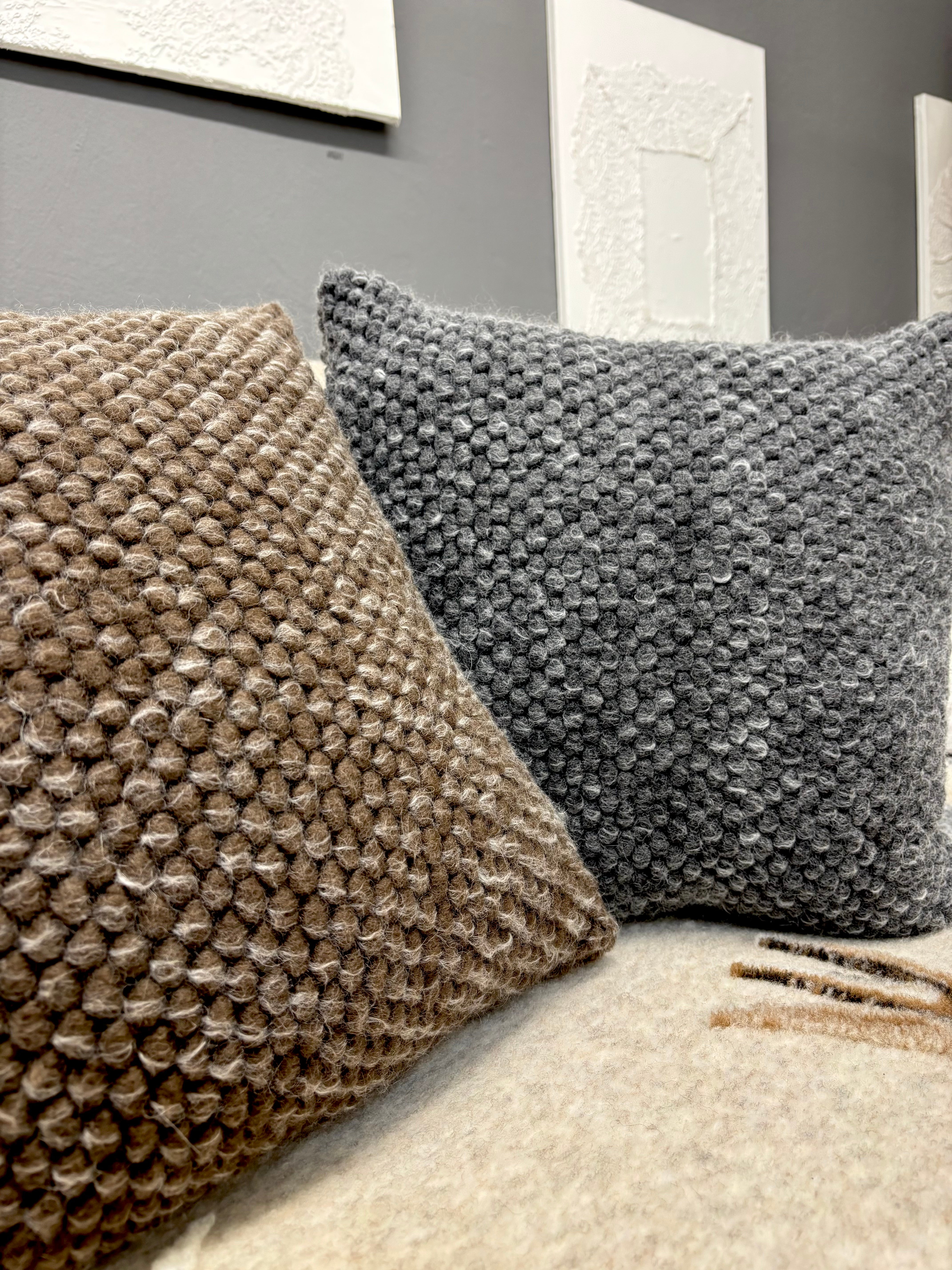 Wool Boccolo Cushion Cover