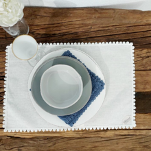 Load image into Gallery viewer, Set of 2 Bon Ton Placemats in Waxed Linen
