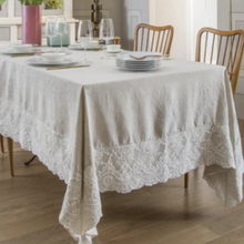 Load image into Gallery viewer, Corinthian Volant Tablecloth
