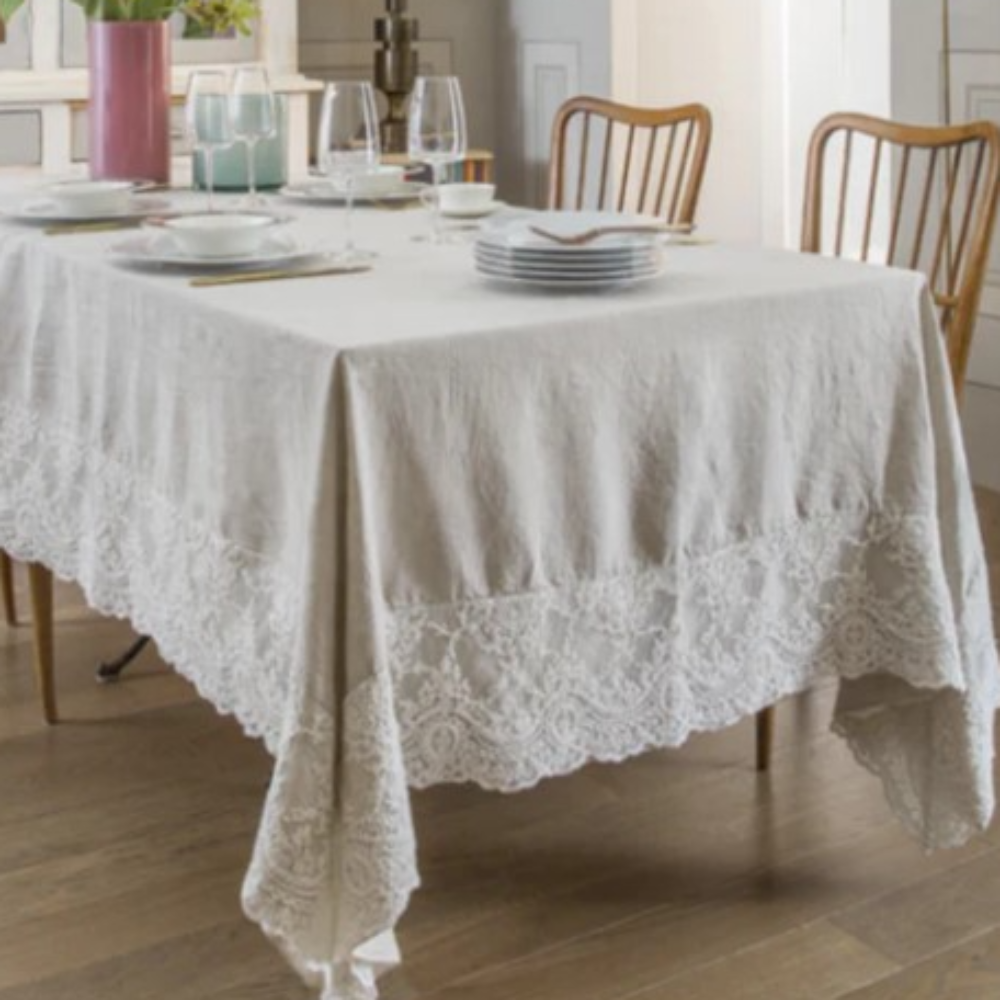 Corinthian Volant Tablecloth