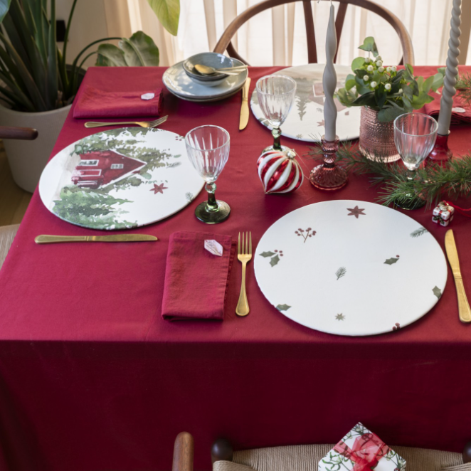 SET 4 SOTTOPIATTI ANTIMACCHIA CHALET