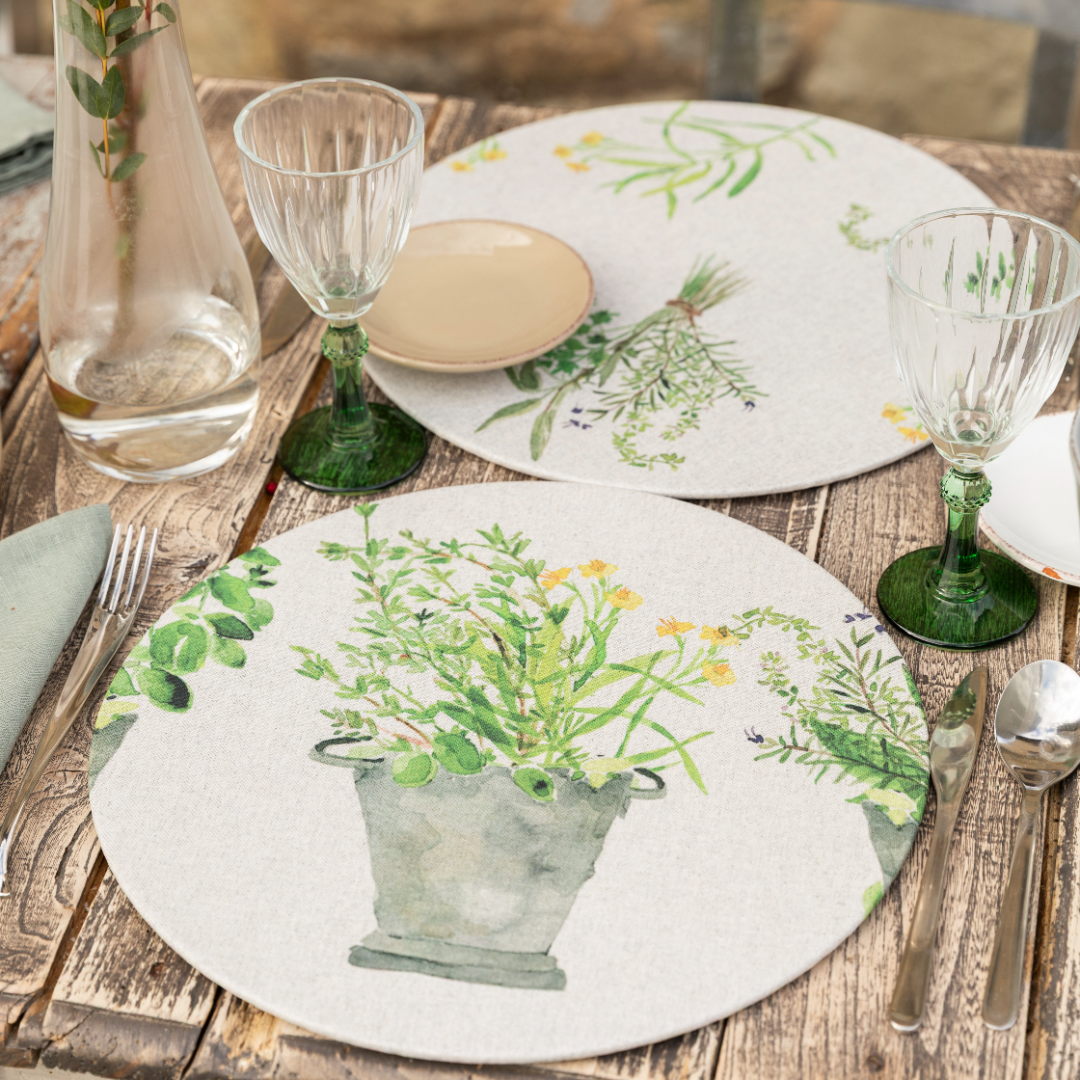 Sottopiatto antimacchia Garden Lola PAK 4 Pezzi