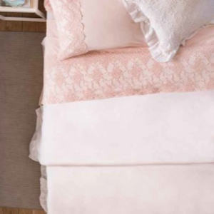 Corinthian bed sheet with pair of pillowcases