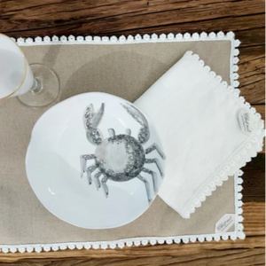 Set of 2 Bon Ton Placemats in Waxed Linen