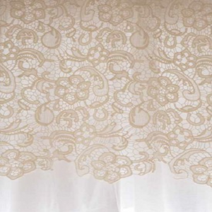 Organza curtain with valance Venice