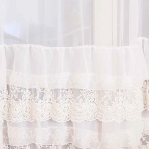 Organza Curtain Corinthian Ruffles