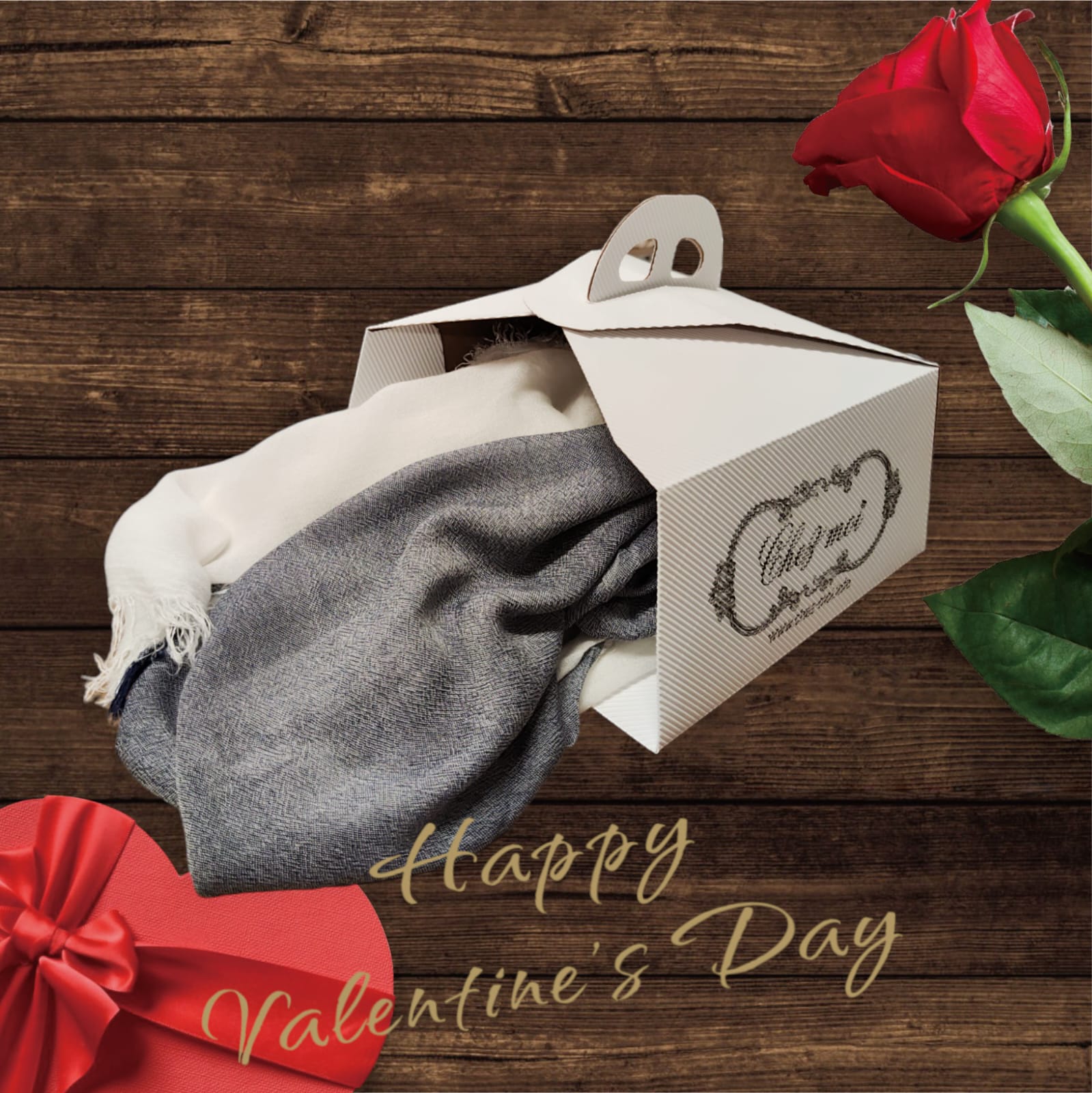Pashmina Shakira Him and Her Valentine's Day Box
