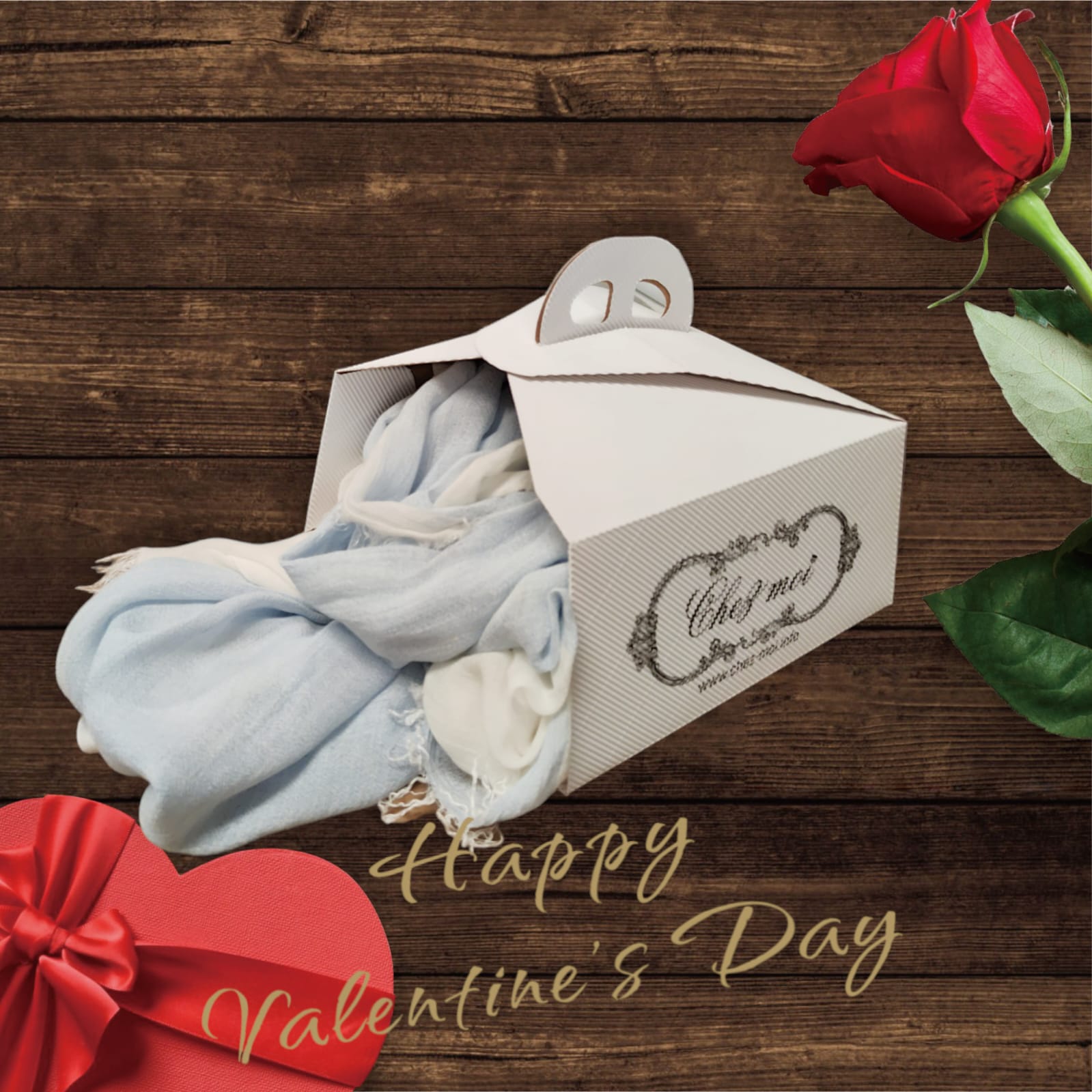 Box San Valentino Pashmina Shakira Lui e Lei