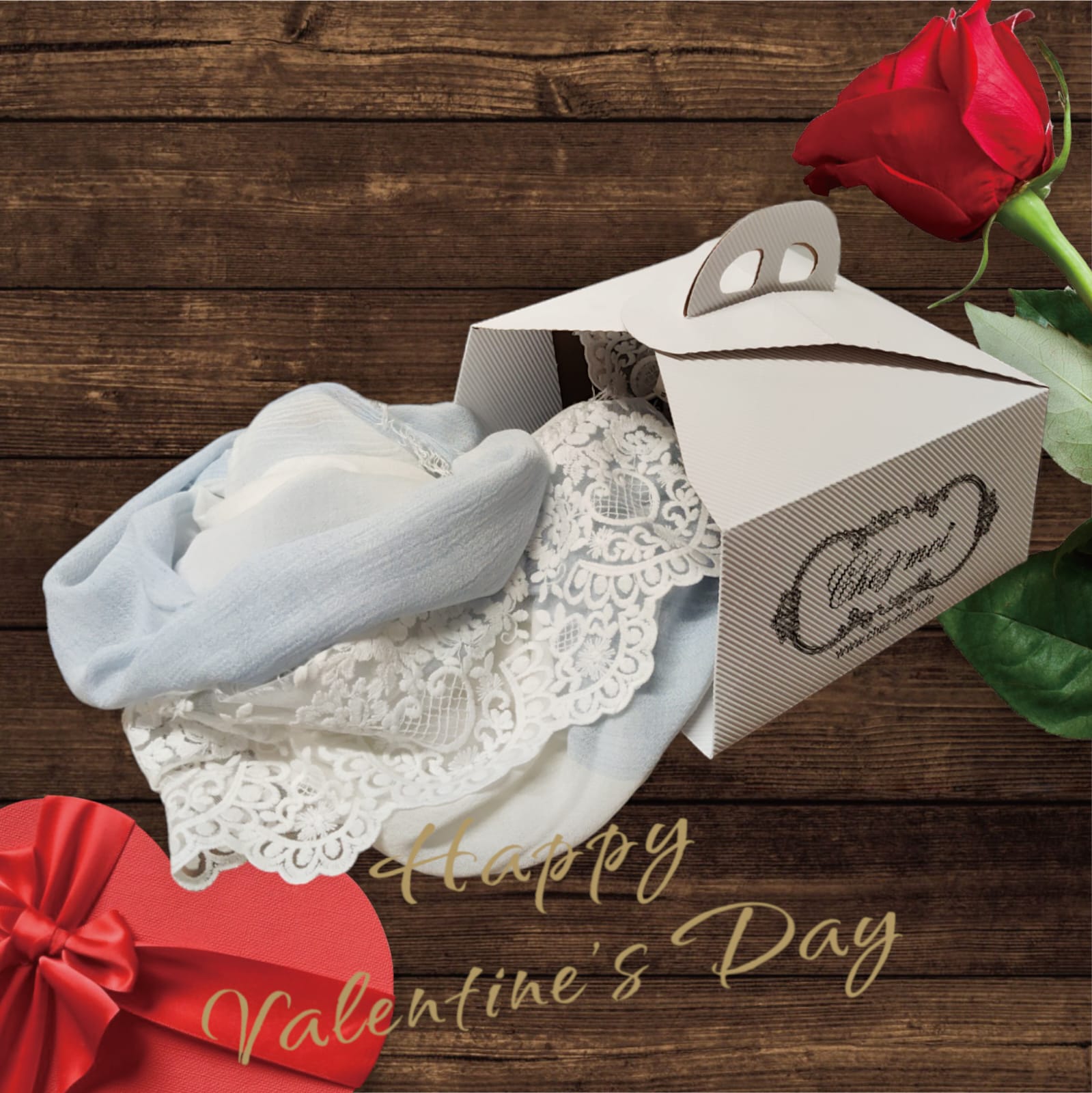 Box San Valentino Pashmina Shakira Lui e Lei